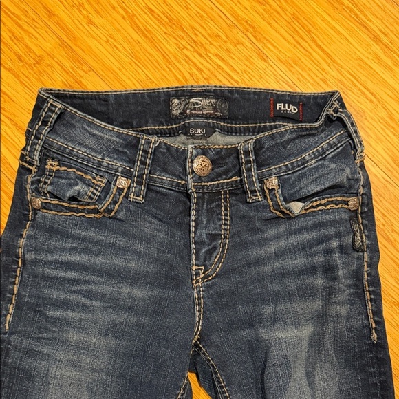 Silver Jeans Dark Blue Boot Cut Denim - Picture 3 of 6